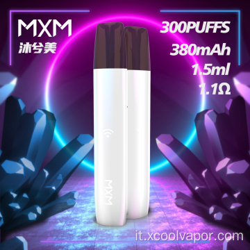 Nuovo POD pre-riempito Vape 300puffs